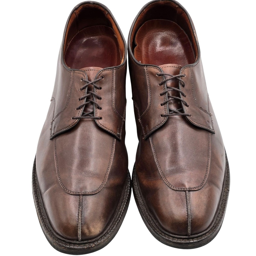 Allen Edmonds Shoes Mens Size 15 Brown Derby Ashton Leather Dress Made In USA